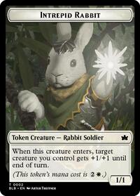 Intrepid Rabbit Token (2) - Bloomburrow