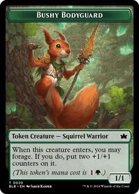 Bushy Bodyguard Token (20) - Bloomburrow