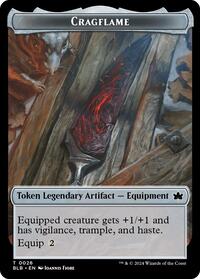 Cragflame Starscape Cleric Double Sided Token (26 // 15) - Bloomburrow