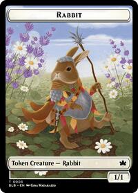 Rabbit Finch Formation Double Sided Token (3 // 6) - Bloomburrow