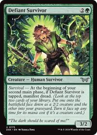 Defiant Survivor (175) - Duskmourn: House of Horror