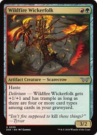 Wildfire Wickerfolk (239) - Duskmourn: House of Horror