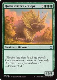 Quakestrider Ceratops (110) - Foundations