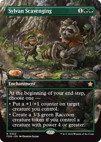 Sylvan Scavenging Borderless (342) - Foundations