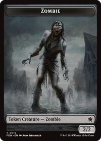 Zombie Insect Doubled Sided Token (15 // 21) - Foundations