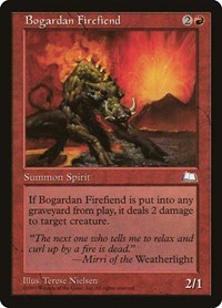 Bogardan Firefiend (91) - Weatherlight