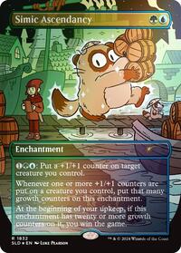 Simic Ascendancy Rainbow Foil (1832) - Secret Lair Drop Series