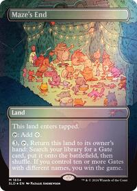 Mazes End Rainbow Foil (1834) - Secret Lair Drop Series