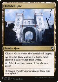 Citadel Gate (349/361) - The List Reprints