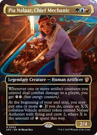 Pia Nalaar Chief Mechanic Borderless (2) - Commander: Aetherdrift
