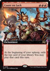Count on Luck Extended Art (385) - Aetherdrift