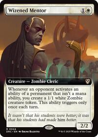 Wizened Mentor Extended Art (24) - Commander: Aetherdrift
