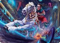 Gilded Ghoda Art Card (34) - Art Series: Aetherdrift