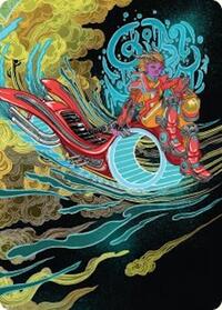 Cloudspire Skycycle Art Card (44) - Art Series: Aetherdrift
