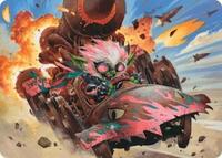 Redshift Rocketeer Chief Art Card (13) - Art Series: Aetherdrift