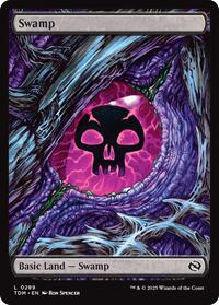 Swamp 0289 (289) - Tarkir: Dragonstorm