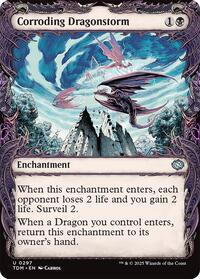 Corroding Dragonstorm Showcase (297) - Tarkir: Dragonstorm