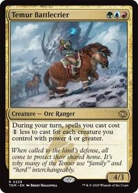 Temur Battlecrier (228) - Tarkir: Dragonstorm