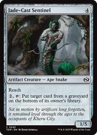 Jade Cast Sentinel (243) - Tarkir: Dragonstorm