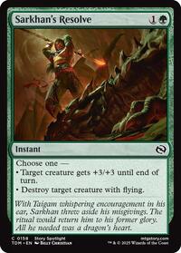 Sarkhans Resolve (158) - Tarkir: Dragonstorm