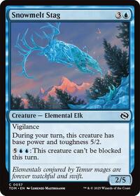 Snowmelt Stag (57) - Tarkir: Dragonstorm