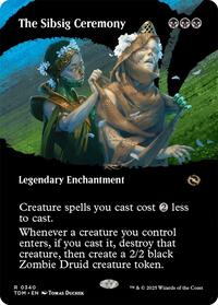 The Sibsig Ceremony Borderless (340) - Tarkir: Dragonstorm