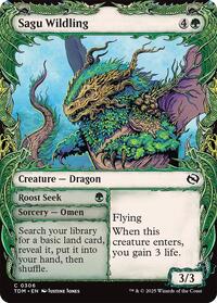 Sagu Wildling Showcase (306) - Tarkir: Dragonstorm