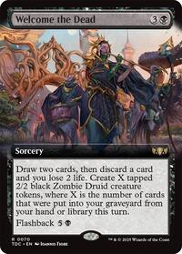 Welcome the Dead Extended Art (70) - Commander: Tarkir: Dragonstorm