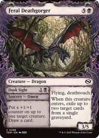 Feral Deathgorger Showcase (298) - Tarkir: Dragonstorm