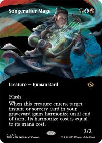 Songcrafter Mage Borderless (371) - Tarkir: Dragonstorm