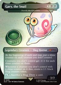 Gary the Snail Toxrill the Corrosive Rainbow Foil (1929) - Secret Lair Drop Series