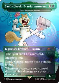 Sandy Cheeks Martial Astronaut Toski Bearer of Secrets Rainbow Foil (1930) - Secret Lair Drop Series