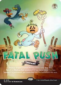 Fatal Push 1819 Rainbow Foil (1819) - Secret Lair Drop Series