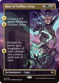 Roar of Endless Song Borderless (390) - Tarkir: Dragonstorm