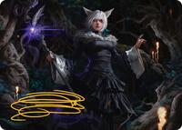 Yshtola Nights Blessed Art Card 21 Gold Stamped Signature (21) - Art Series: FINAL FANTASY