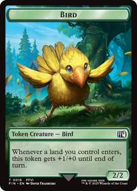 Bird 0016 Wizard 0014 Double Sided Token (16 // 14) - FINAL FANTASY
