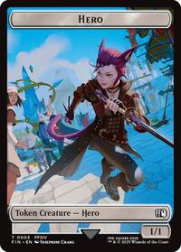 Hero 0003 Wizard 0014 Double Sided Token (3 // 14) - FINAL FANTASY