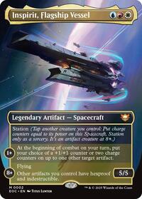 Inspirit Flagship Vessel Borderless (2) - Commander: Edge of Eternities