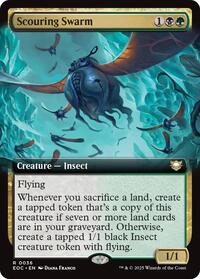 Scouring Swarm Extended Art (36) - Commander: Edge of Eternities