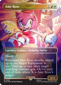 Amy Rose Rainbow Foil (2083) - Secret Lair Drop Series