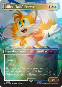 Miles Tails Prower Rainbow Foil (2085) - Secret Lair Drop Series