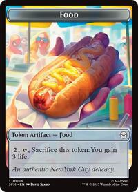 Food Robot Double Sided Token (5 // 6) - Marvel's Spider-Man