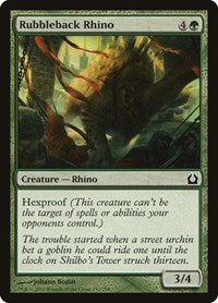 Rubbleback Rhino (132) - Return to Ravnica