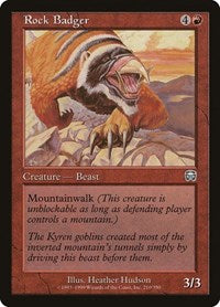 Rock Badger (210) - Mercadian Masques