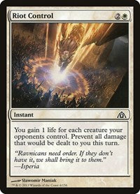 Riot Control (6) - Dragon's Maze