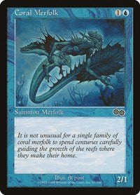 Coral Merfolk (67) - Urza's Saga