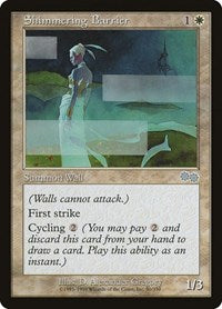 Shimmering Barrier (50) - Urza's Saga