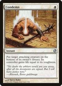 Condemn (17) - Duel Decks: Heroes vs. Monsters