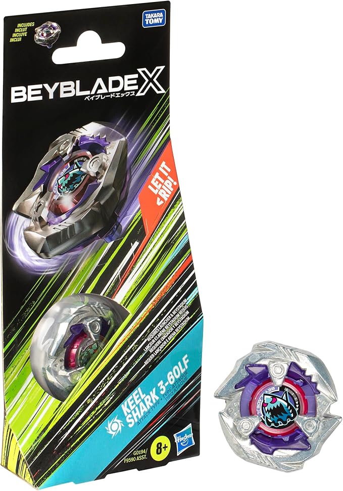 Beyblade X Keel Shark 3-60LF Booster Pack Set