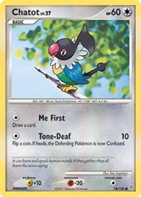 Chatot (74/130) - Diamond and Pearl